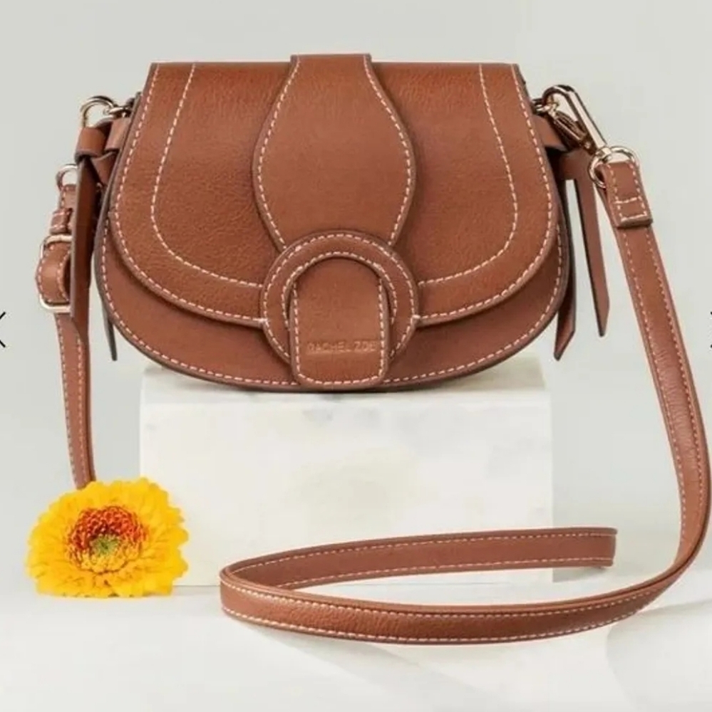 Rachel Zoe Saddle Crossbody Bag in Brown